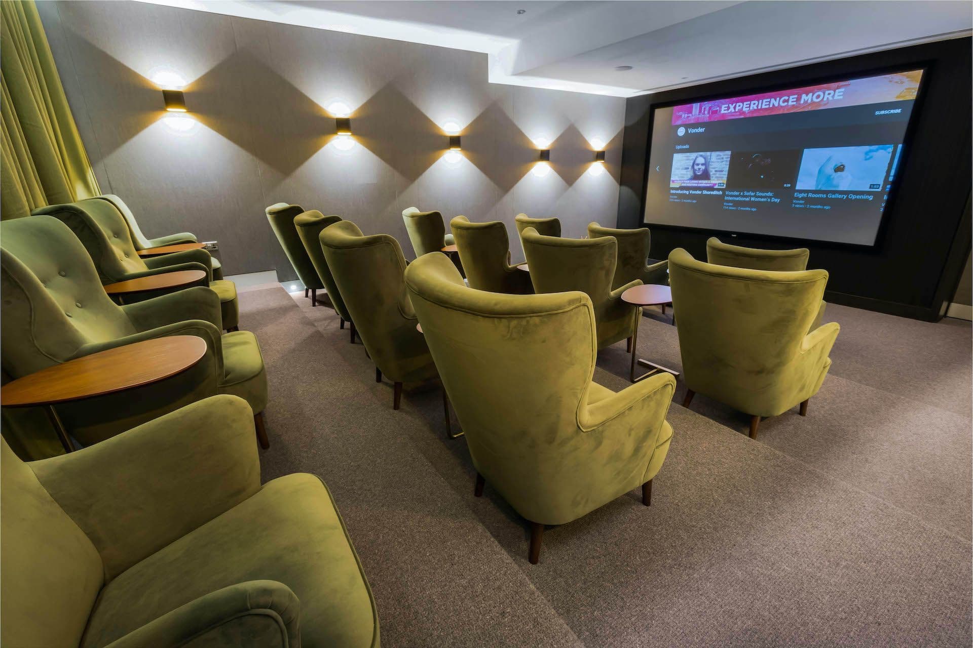 Cinema in Vonder Shoreditch. 